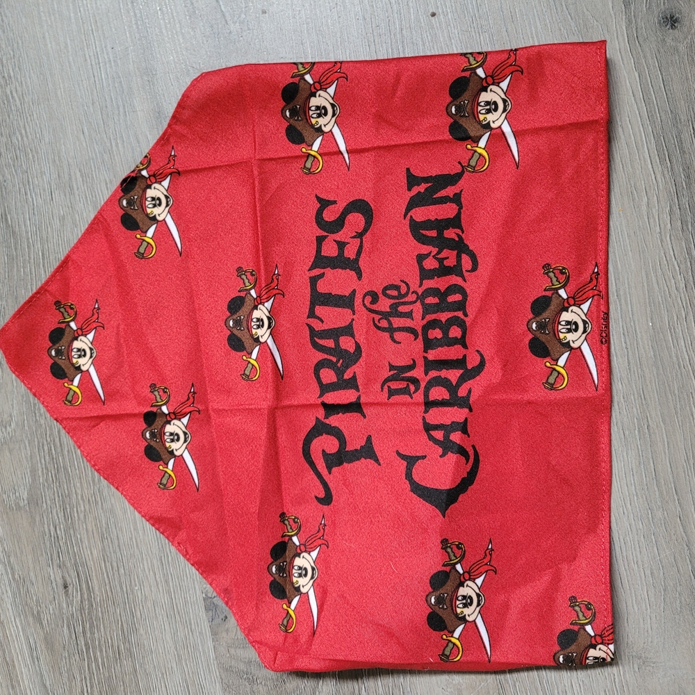 Pirates in the Caribbean Red Kids Bandana